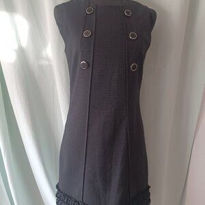 Women's black sleeveless dress